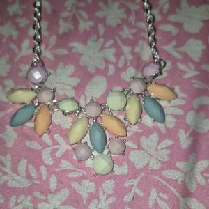 Pastel Floral Necklace